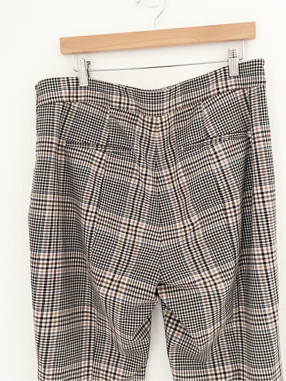 Ann Taylor plaid straight dress pants size 14 - Picture 5 of 6